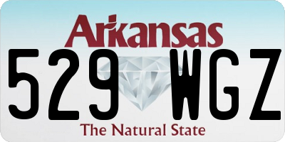 AR license plate 529WGZ