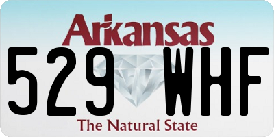 AR license plate 529WHF