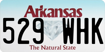 AR license plate 529WHK