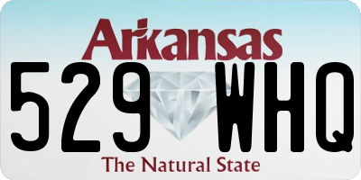AR license plate 529WHQ