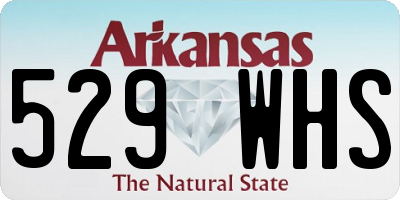 AR license plate 529WHS