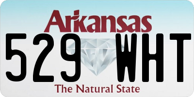 AR license plate 529WHT