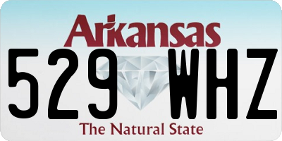 AR license plate 529WHZ