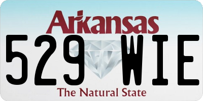 AR license plate 529WIE