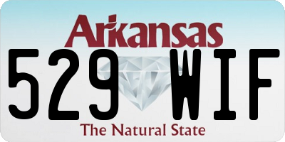 AR license plate 529WIF