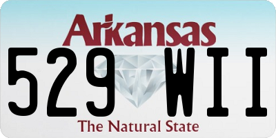 AR license plate 529WII