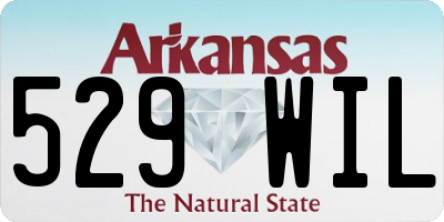 AR license plate 529WIL