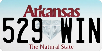 AR license plate 529WIN