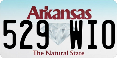 AR license plate 529WIO