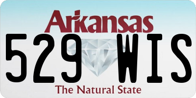 AR license plate 529WIS