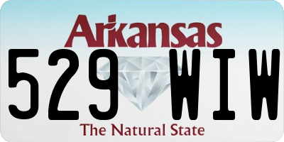 AR license plate 529WIW