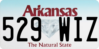 AR license plate 529WIZ