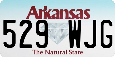 AR license plate 529WJG
