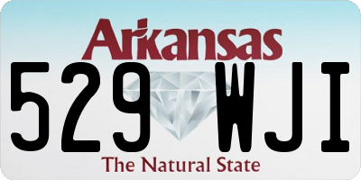 AR license plate 529WJI