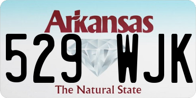 AR license plate 529WJK