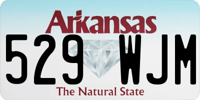 AR license plate 529WJM