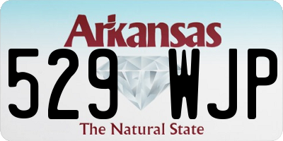 AR license plate 529WJP