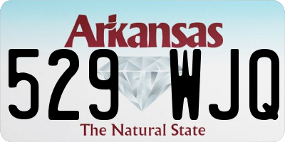 AR license plate 529WJQ