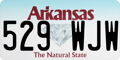 AR license plate 529WJW