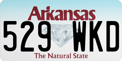 AR license plate 529WKD
