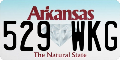 AR license plate 529WKG