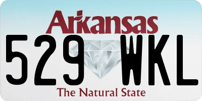 AR license plate 529WKL