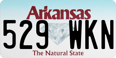 AR license plate 529WKN