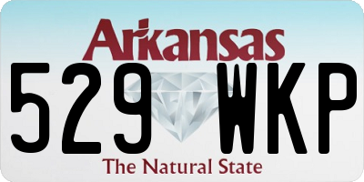 AR license plate 529WKP
