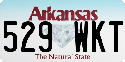 AR license plate 529WKT