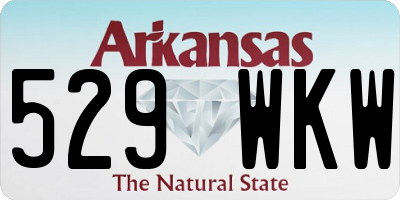 AR license plate 529WKW
