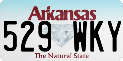 AR license plate 529WKY