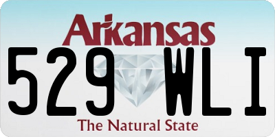 AR license plate 529WLI