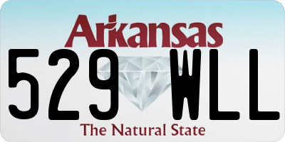 AR license plate 529WLL