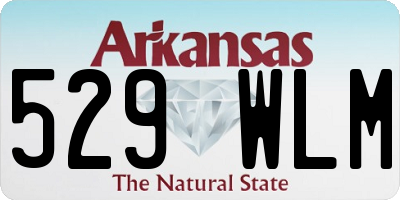 AR license plate 529WLM