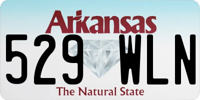 AR license plate 529WLN