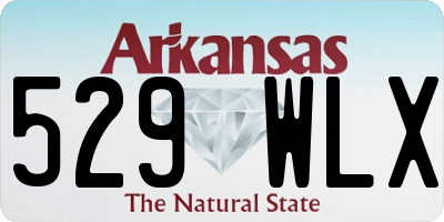 AR license plate 529WLX