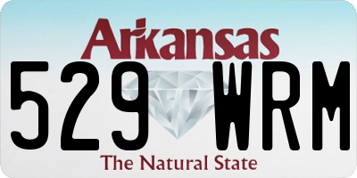 AR license plate 529WRM