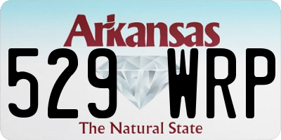 AR license plate 529WRP