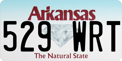 AR license plate 529WRT