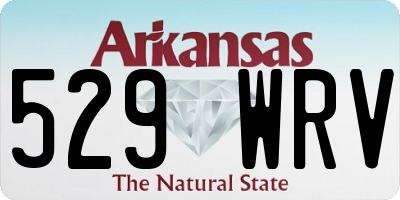 AR license plate 529WRV