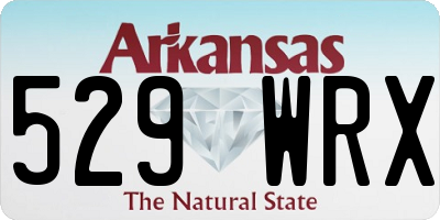 AR license plate 529WRX