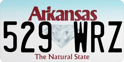 AR license plate 529WRZ