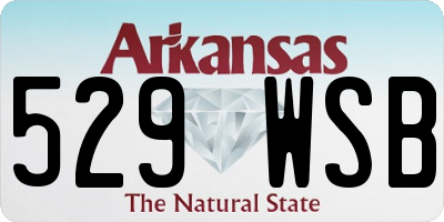 AR license plate 529WSB