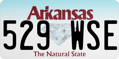 AR license plate 529WSE