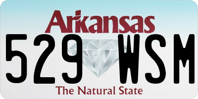 AR license plate 529WSM