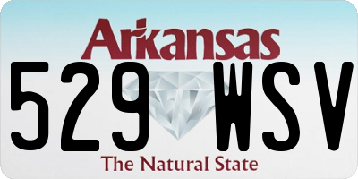 AR license plate 529WSV