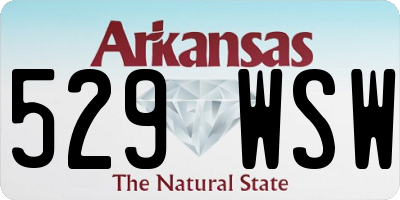 AR license plate 529WSW