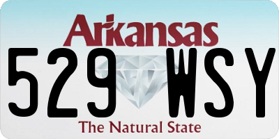 AR license plate 529WSY
