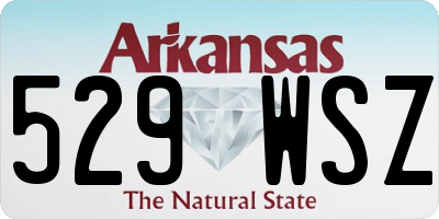 AR license plate 529WSZ