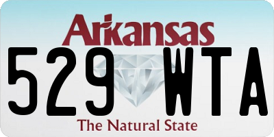 AR license plate 529WTA